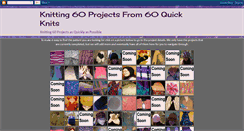 Desktop Screenshot of knitting60projectsfrom60quickknits.blogspot.com