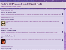 Tablet Screenshot of knitting60projectsfrom60quickknits.blogspot.com