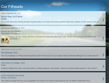 Tablet Screenshot of corfitness.blogspot.com