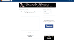 Desktop Screenshot of dragonfly-boutique.blogspot.com
