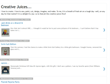 Tablet Screenshot of creativejuicesgoing.blogspot.com