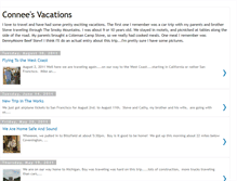 Tablet Screenshot of conneesvacations.blogspot.com