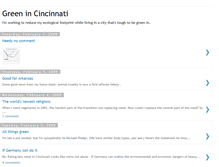 Tablet Screenshot of greenincincinnati.blogspot.com