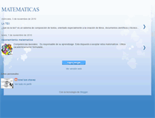 Tablet Screenshot of matematicasnni.blogspot.com
