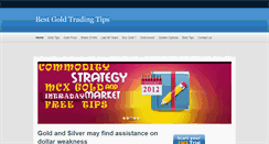 Desktop Screenshot of gold-trade-tips.blogspot.com