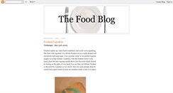 Desktop Screenshot of joelsfoodblog.blogspot.com