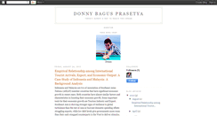 Desktop Screenshot of donnyprasetya.blogspot.com