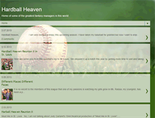 Tablet Screenshot of heavenball.blogspot.com