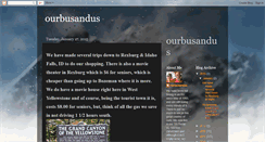 Desktop Screenshot of ourbusandus.blogspot.com