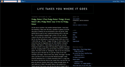 Desktop Screenshot of lifetakesyouwhereitgoes.blogspot.com