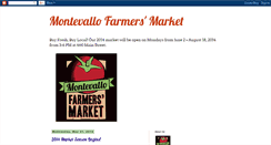 Desktop Screenshot of montevallofarmersmarket.blogspot.com