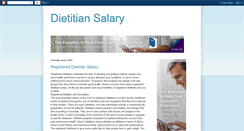 Desktop Screenshot of dietitiansalary.blogspot.com