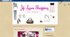 Desktop Screenshot of jiji-loves-shopping.blogspot.com