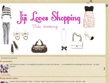 Tablet Screenshot of jiji-loves-shopping.blogspot.com