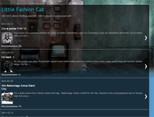 Tablet Screenshot of littlefashioncat.blogspot.com