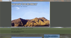 Desktop Screenshot of ecosdelhuallil.blogspot.com