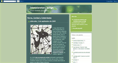 Desktop Screenshot of interplanetarydesign.blogspot.com
