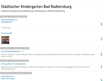 Tablet Screenshot of kindergartenradkersburg.blogspot.com