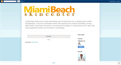 Desktop Screenshot of miamibeachskincenter.blogspot.com