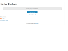 Tablet Screenshot of nestor-kirchner-cristina-kirchner.blogspot.com
