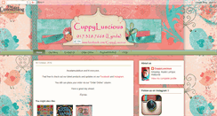 Desktop Screenshot of cuppyluscious.blogspot.com