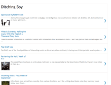 Tablet Screenshot of ditchingboy.blogspot.com