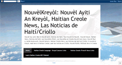 Desktop Screenshot of nouvelkreyol.blogspot.com