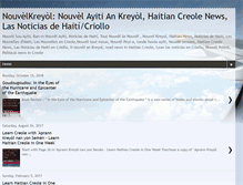 Tablet Screenshot of nouvelkreyol.blogspot.com