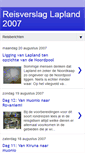 Mobile Screenshot of lapland2007.blogspot.com