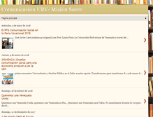 Tablet Screenshot of comunicacionubvmisionsucre.blogspot.com