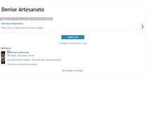 Tablet Screenshot of deniseartesanato.blogspot.com