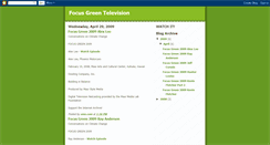 Desktop Screenshot of focusgreen.blogspot.com