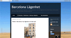Desktop Screenshot of barcelona-lagenhet.blogspot.com