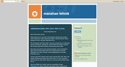 Desktop Screenshot of manahantehnik.blogspot.com