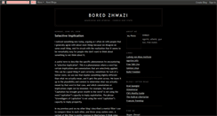 Desktop Screenshot of boredzhwazi.blogspot.com