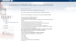 Desktop Screenshot of journeytovalhalla.blogspot.com