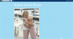 Desktop Screenshot of karenlovesrome.blogspot.com