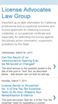 Mobile Screenshot of licenseadvocateslawgroup.blogspot.com