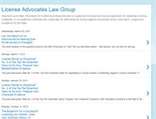 Tablet Screenshot of licenseadvocateslawgroup.blogspot.com