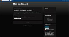 Desktop Screenshot of maosurfboard.blogspot.com