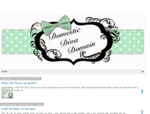 Tablet Screenshot of domesticdivadomain.blogspot.com
