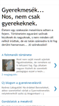 Mobile Screenshot of gyerekmesek.blogspot.com