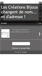 Mobile Screenshot of lescreationsbijoux.blogspot.com