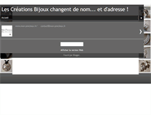 Tablet Screenshot of lescreationsbijoux.blogspot.com
