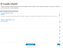 Tablet Screenshot of mundoinfantil567.blogspot.com