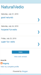 Mobile Screenshot of naturalvedio.blogspot.com