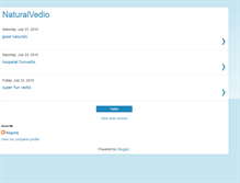 Tablet Screenshot of naturalvedio.blogspot.com