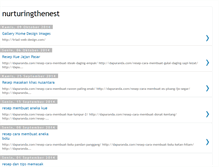 Tablet Screenshot of nurturingthenest.blogspot.com