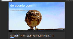 Desktop Screenshot of deacordocom.blogspot.com