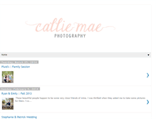 Tablet Screenshot of calliemaephotography.blogspot.com